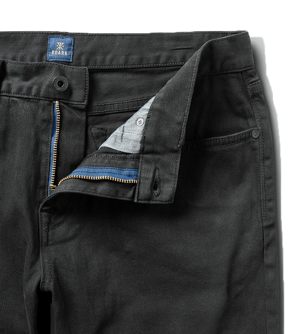 Roark HWY 128 Straight Fit 5-pocket Jeans - Black | Roark