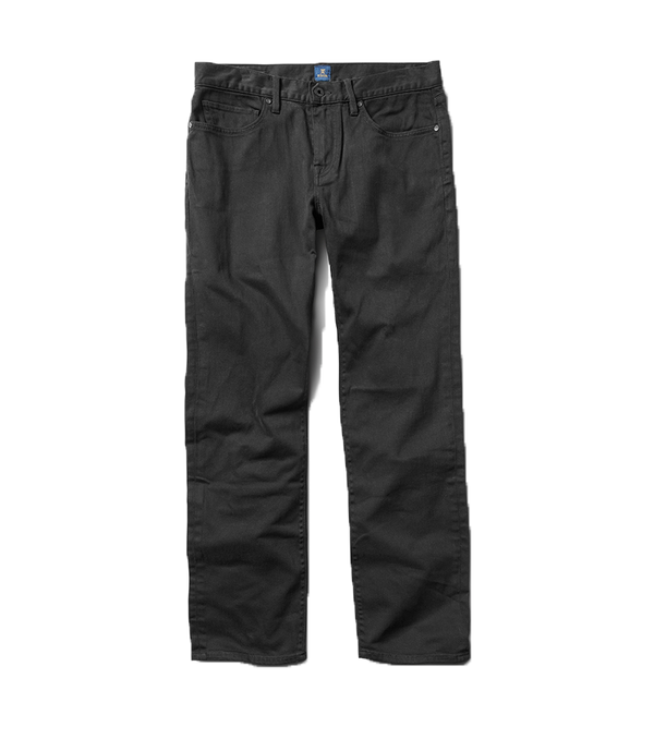 roark HWY 128 Straight Fit 5-pocket Jeans - Black | Roark