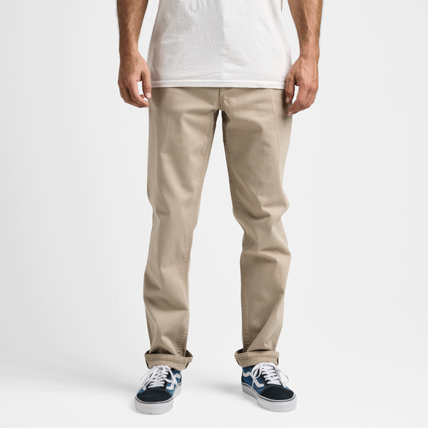 Roark HWY 128 Straight Fit 5-pocket Jeans - Desert Khaki | Roark