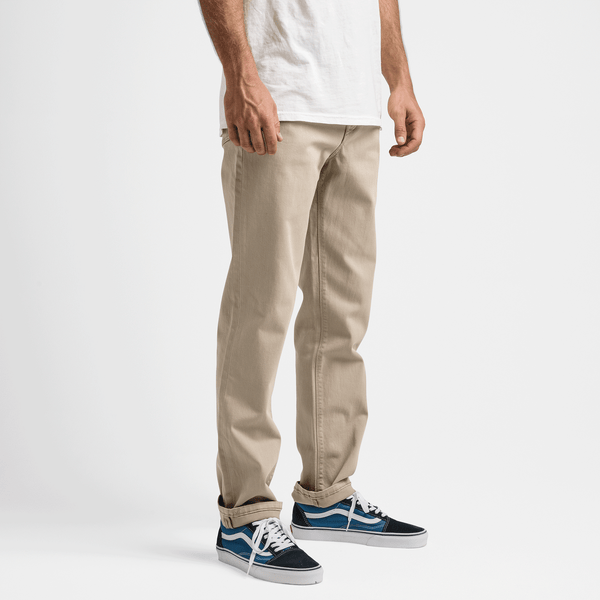 Roark HWY 128 Straight Fit 5-pocket Jeans - Desert Khaki | Roark