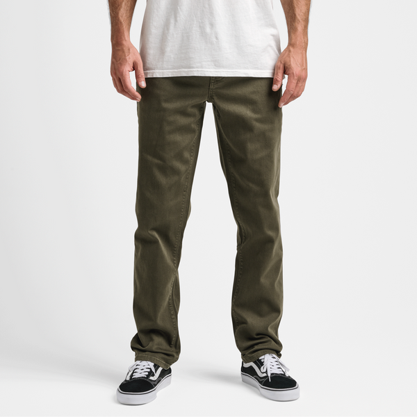 Roark HWY 128 Straight Fit 5-pocket Jeans - Military | Roark
