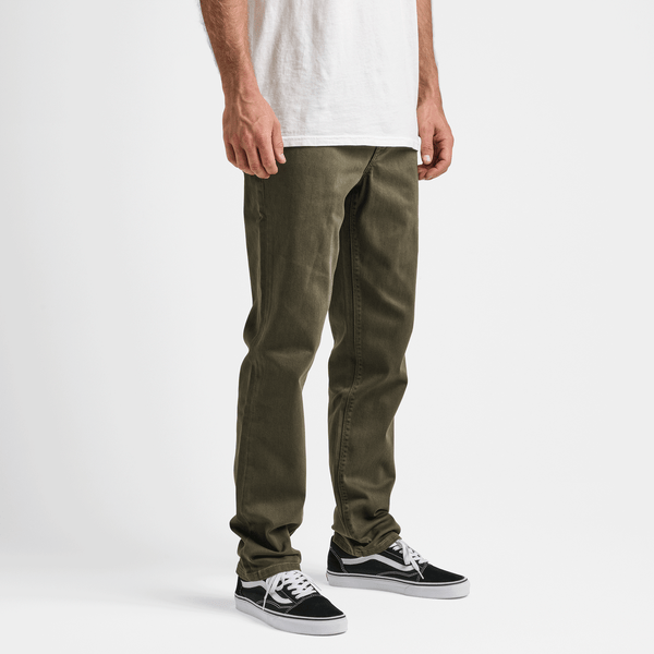 Roark HWY 128 Straight Fit 5-pocket Jeans - Military | Roark
