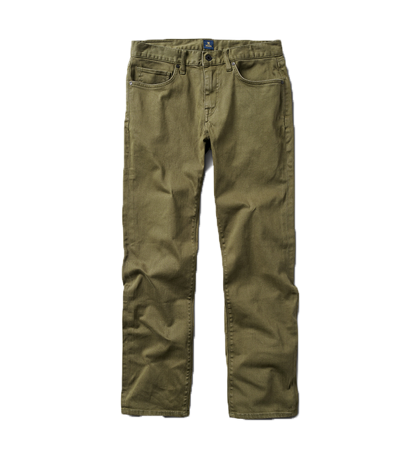 roark HWY 128 Straight Fit 5-pocket Jeans - Military | Roark