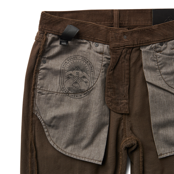 Roark HWY 128 Straight Fit Corduroy 5-pocket Pants - Kaffa | Roark