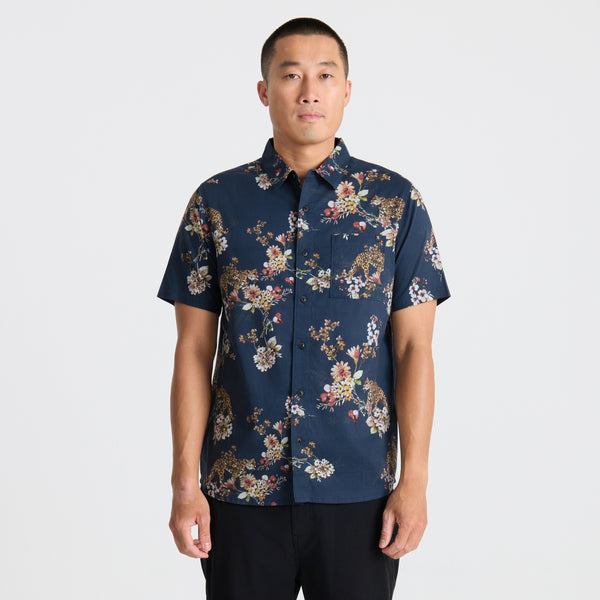 Roark Journey Button Up Shirt Button Up Shirt In Deep Navy