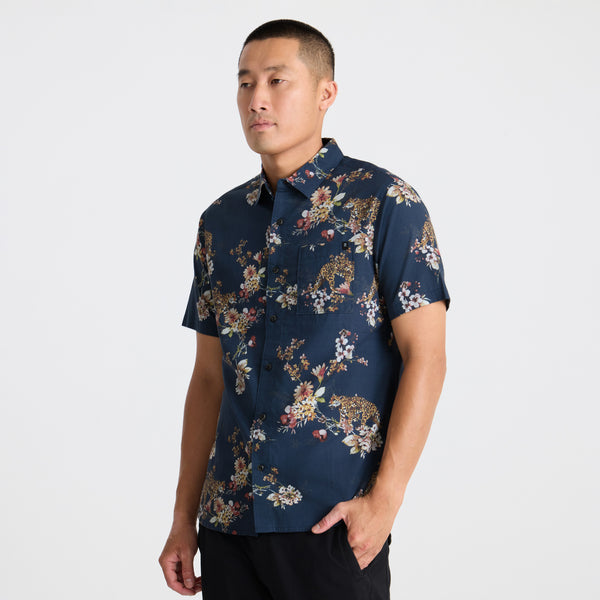 Roark Journey Button Up Shirt Button Up Shirt In Deep Navy