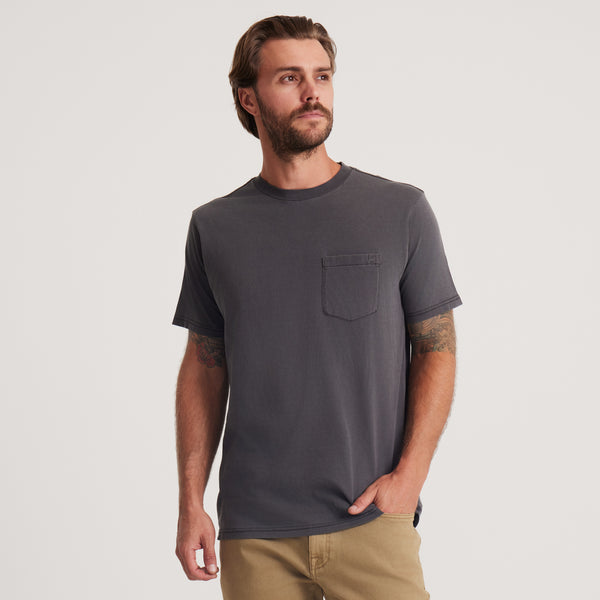 Roark Made To Fade Short Sleeve Tee - Washed Black | Roark