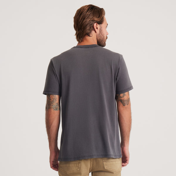 Roark Made To Fade Short Sleeve Tee - Washed Black | Roark