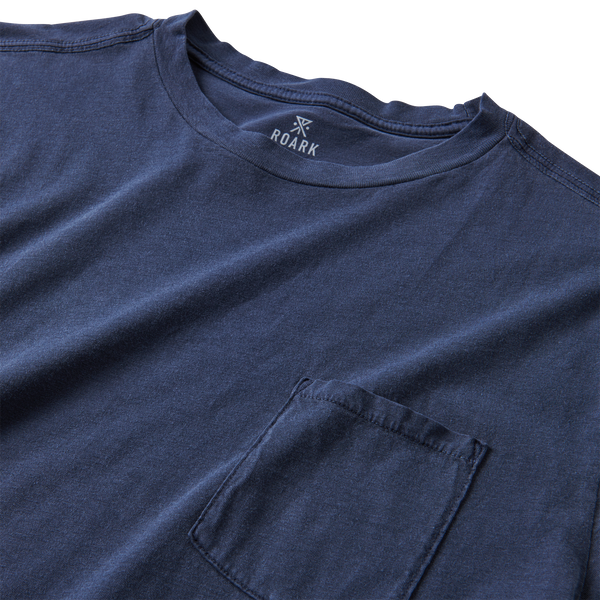Roark Made To Fade Short Sleeve Tee - Washed Navy | Roark