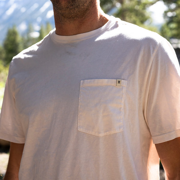 Roark Made To Fade Short Sleeve Tee - Washed Off White | Roark