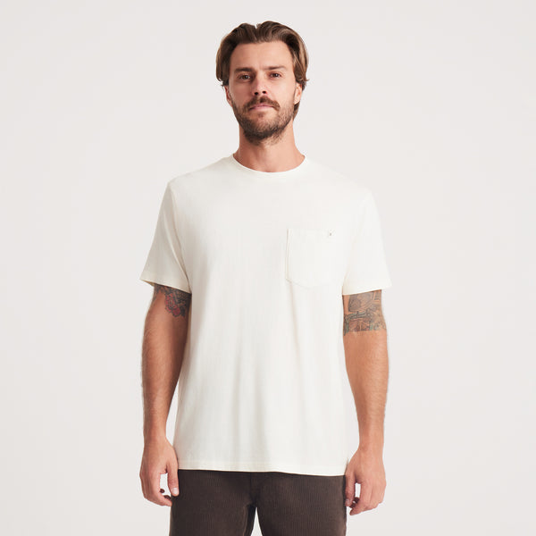 Roark Made To Fade Short Sleeve Tee - Washed Off White | Roark
