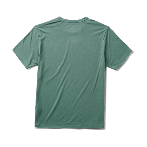 Roark Mathis Active Short Sleeve Tee In Slate Green