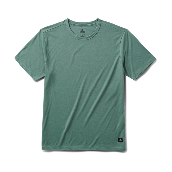 roark Mathis Active Short Sleeve Tee in Slate Green