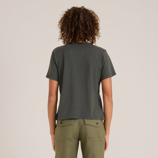 Roark Open Roads Everyday Premium Tee In Dark Military
