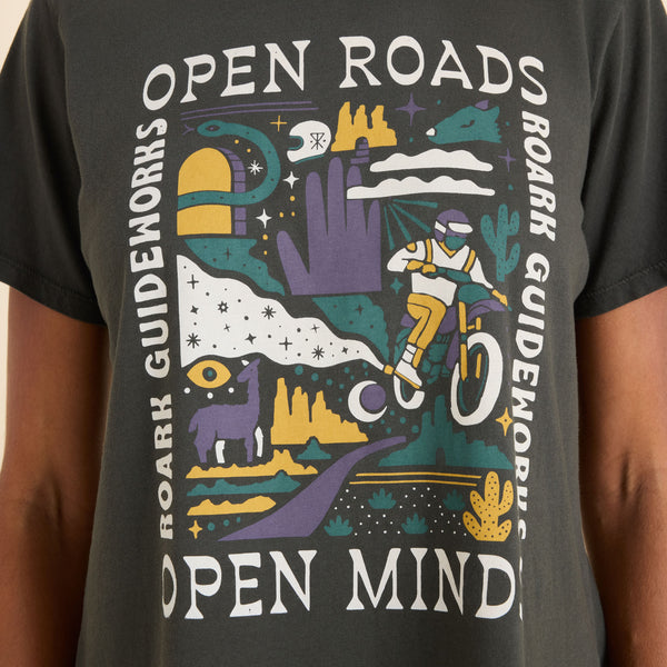 Roark Open Roads Everyday Premium Tee In Dark Military