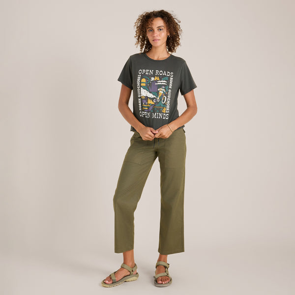 roark Open Roads Everyday Premium Tee in Dark Military