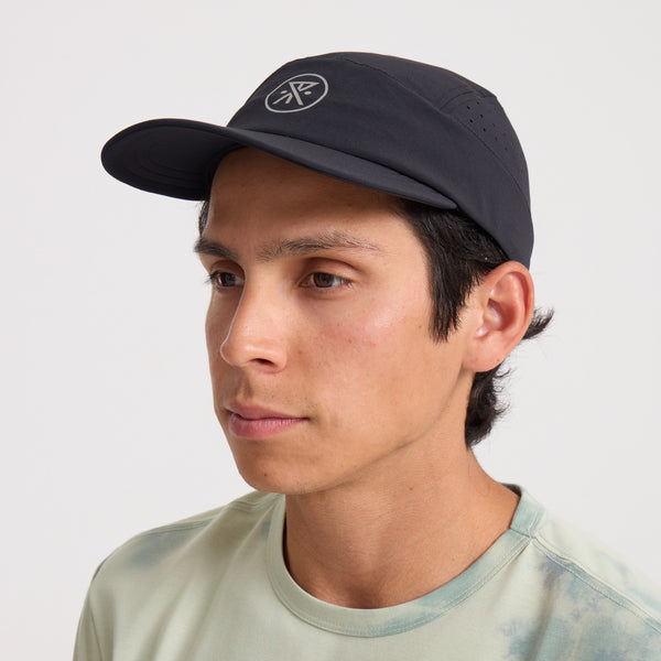 Roark Alta Elite Run Hat Strapback Hat In Black