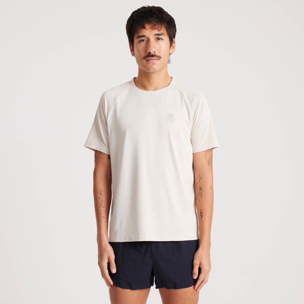 Roark Alta Elite Short Sleeve Tee In Moonstone