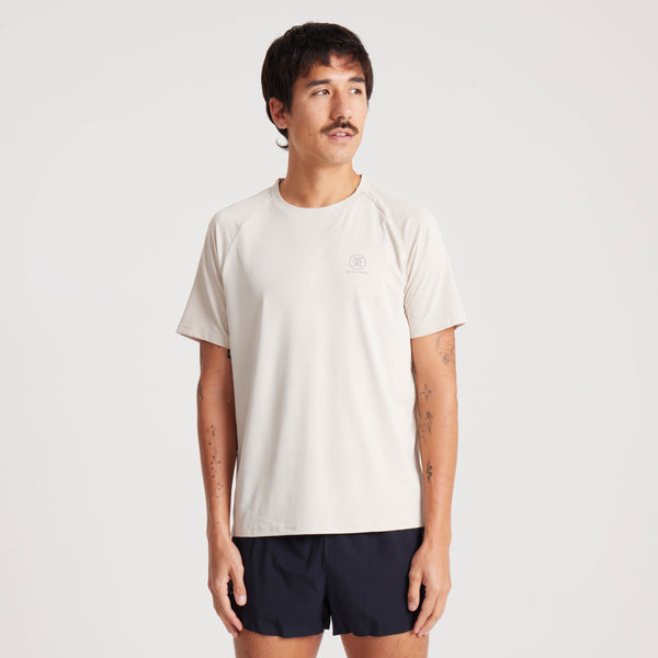 Roark Alta Elite Short Sleeve Tee In Moonstone