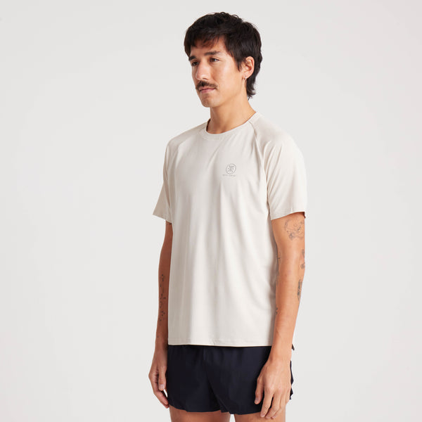 Roark Alta Elite Short Sleeve Tee In Moonstone
