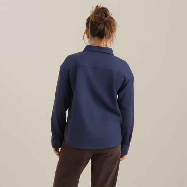 Roark Amberley Flannel - Evening Blue | Roark