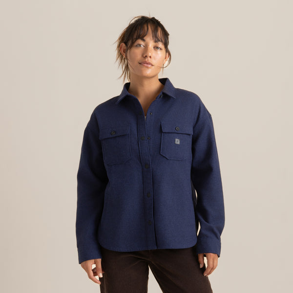 Roark Amberley Flannel - Evening Blue | Roark