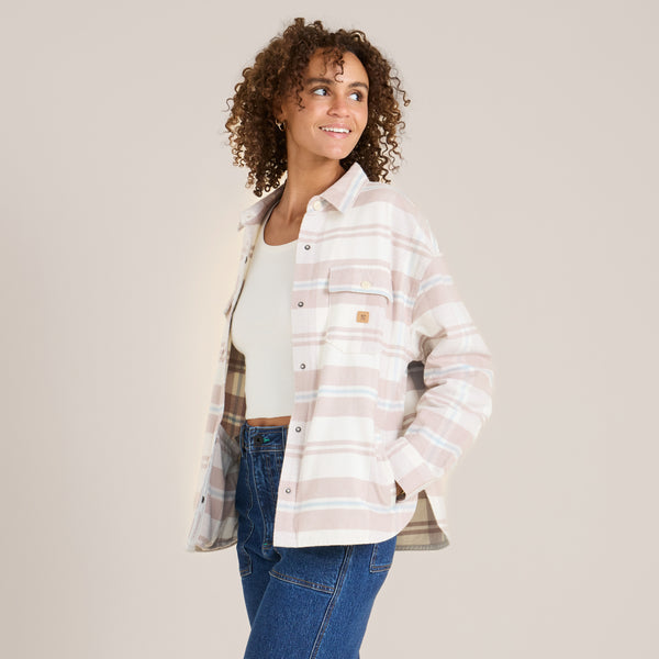 Roark Amberley Flannel In Glacier