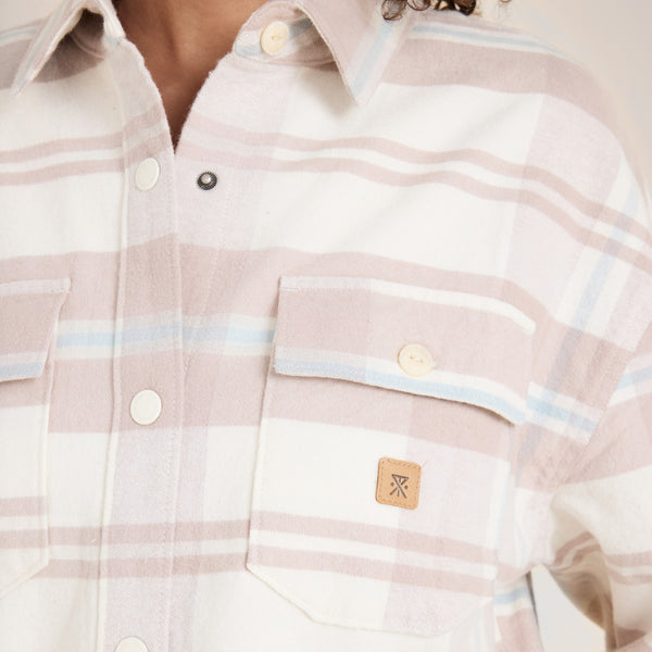 Roark Amberley Flannel In Glacier