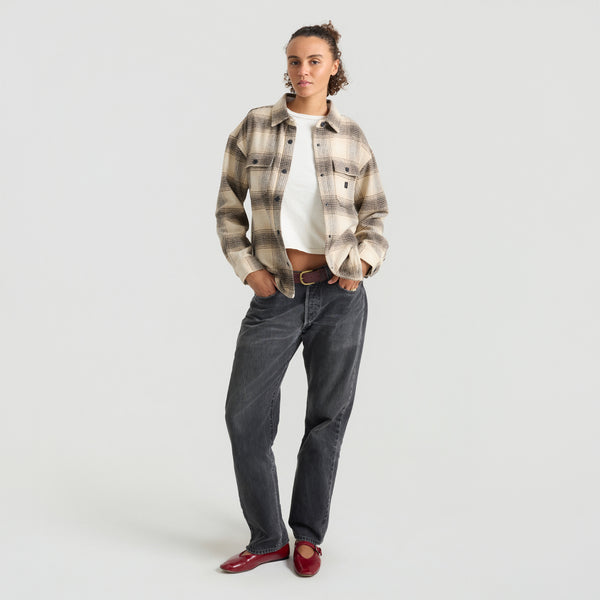 Roark Amberley Flannel In Off White