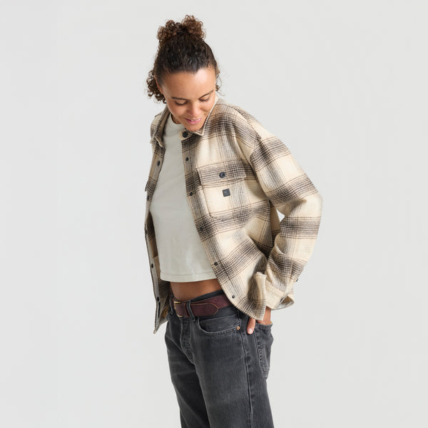 Roark Amberley Flannel In Off White