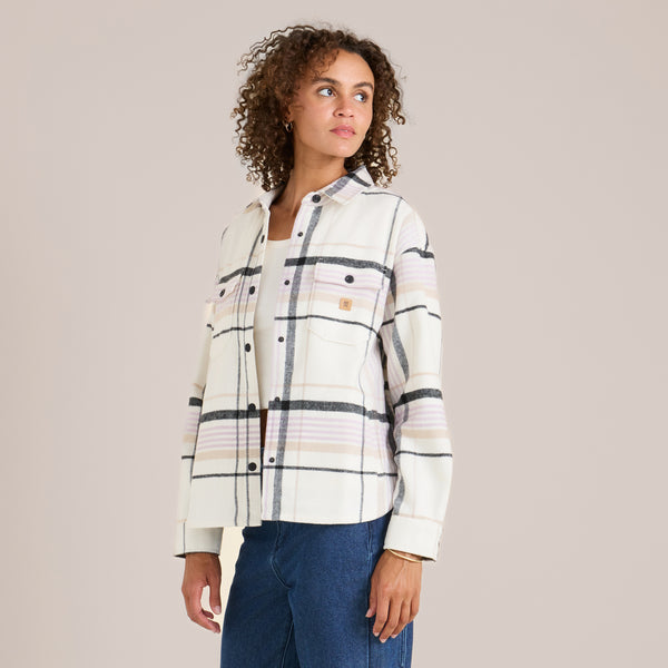 Roark Amberley Flannel - White | Roark