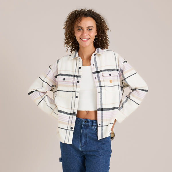 roark Amberley Flannel - White | Roark
