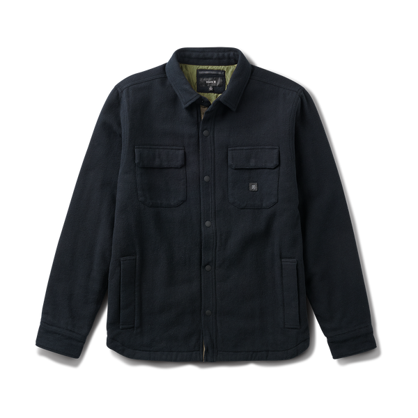 roark Backwoods Overshirt Jacket in Black