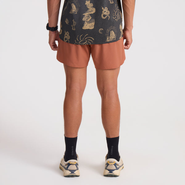 Roark Baja 5" Shorts In Burnt Orange