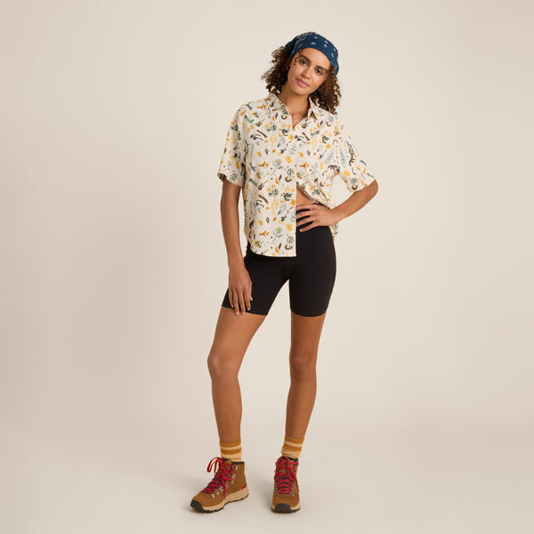 roark Bless Up Breathable Stretch Shirt - Moon | Roark