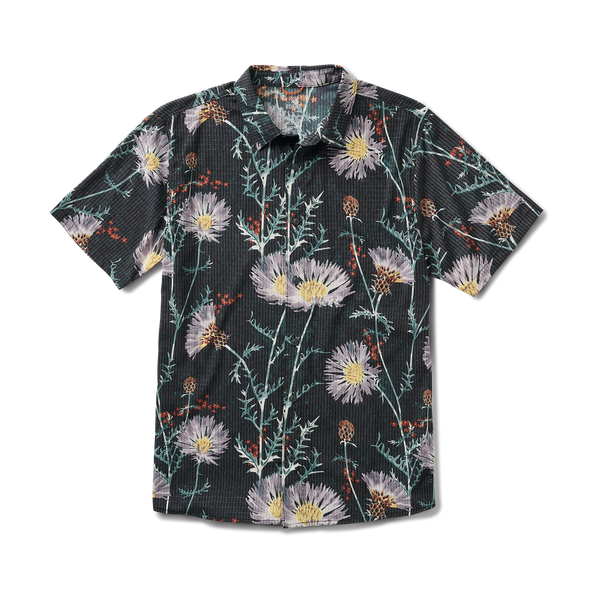 roark Bless Up Button Up Shirt in Onyx