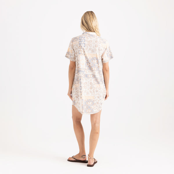 Roark Bless Up Dress In Eggshell
