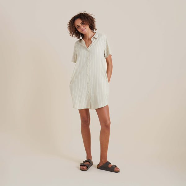 Roark Bless Up Dress In Eucalyptus