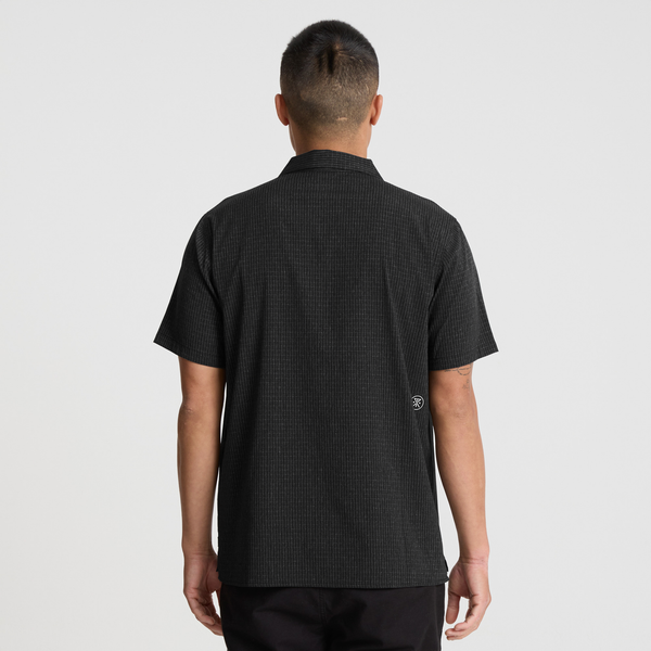 Roark Bless Up Trail Button Up Shirt In Black