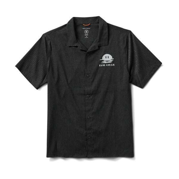 roark Bless Up Trail Button Up Shirt in Black