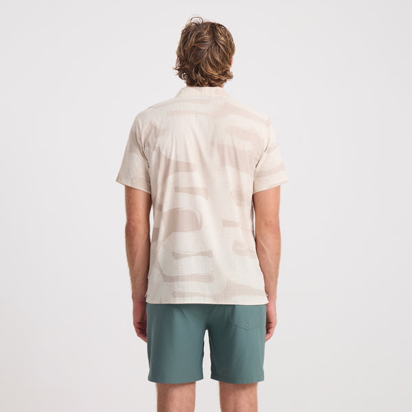 Roark Bless Up Trail Button Up Shirt In Fossil