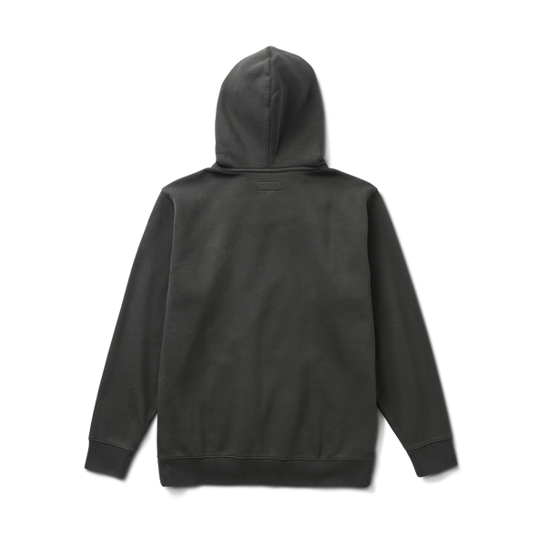 Roark Bolo Fleece Hoodie In Onyx