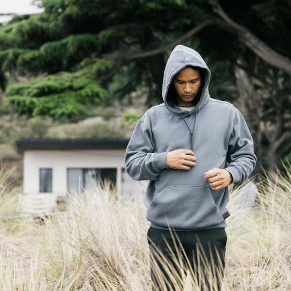 Roark Bolo Fleece Hoodie In Orion