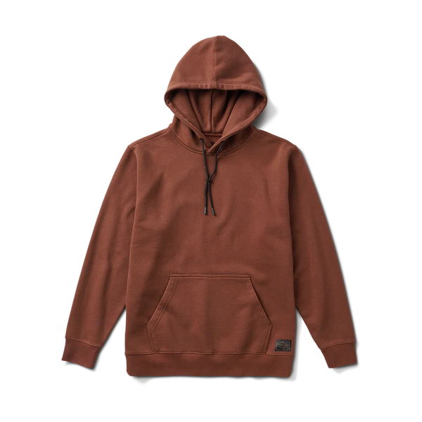 roark Bolo Fleece Hoodie in Red Clay