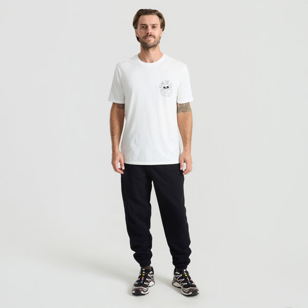 Roark Bolo Fleece Pants In Black