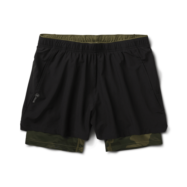roark Bommer 3.5" Shorts in Black