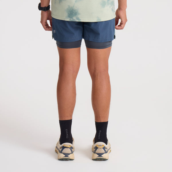Roark Bommer 3.5" Shorts In Slate Green