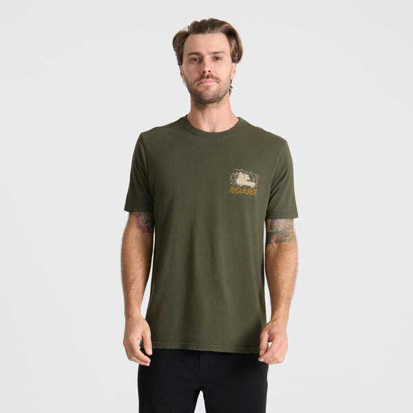 Roark Camper Premium Tee In Military