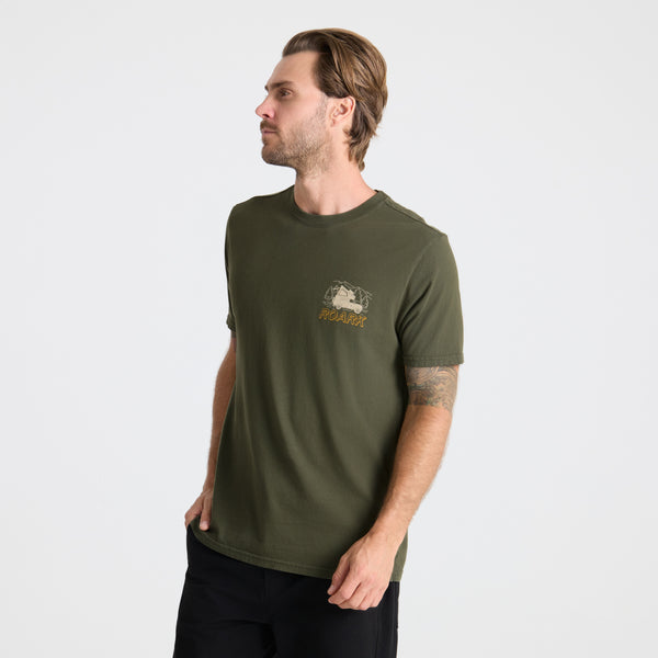Roark Camper Premium Tee In Military