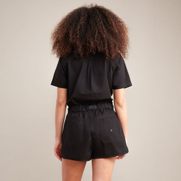 Roark Campover Romper - Black | Roark